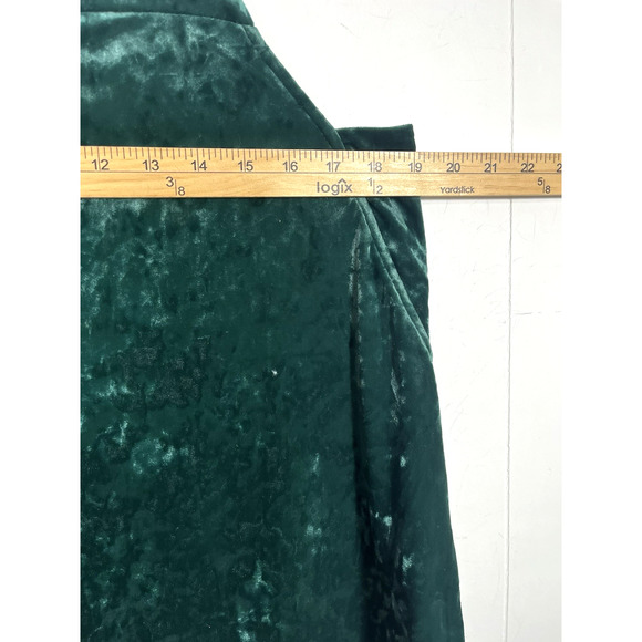 J. Jill Velvet Tank Top Emerald Green Square Neck Size Small Forest Goth New - Picture 3 of 9